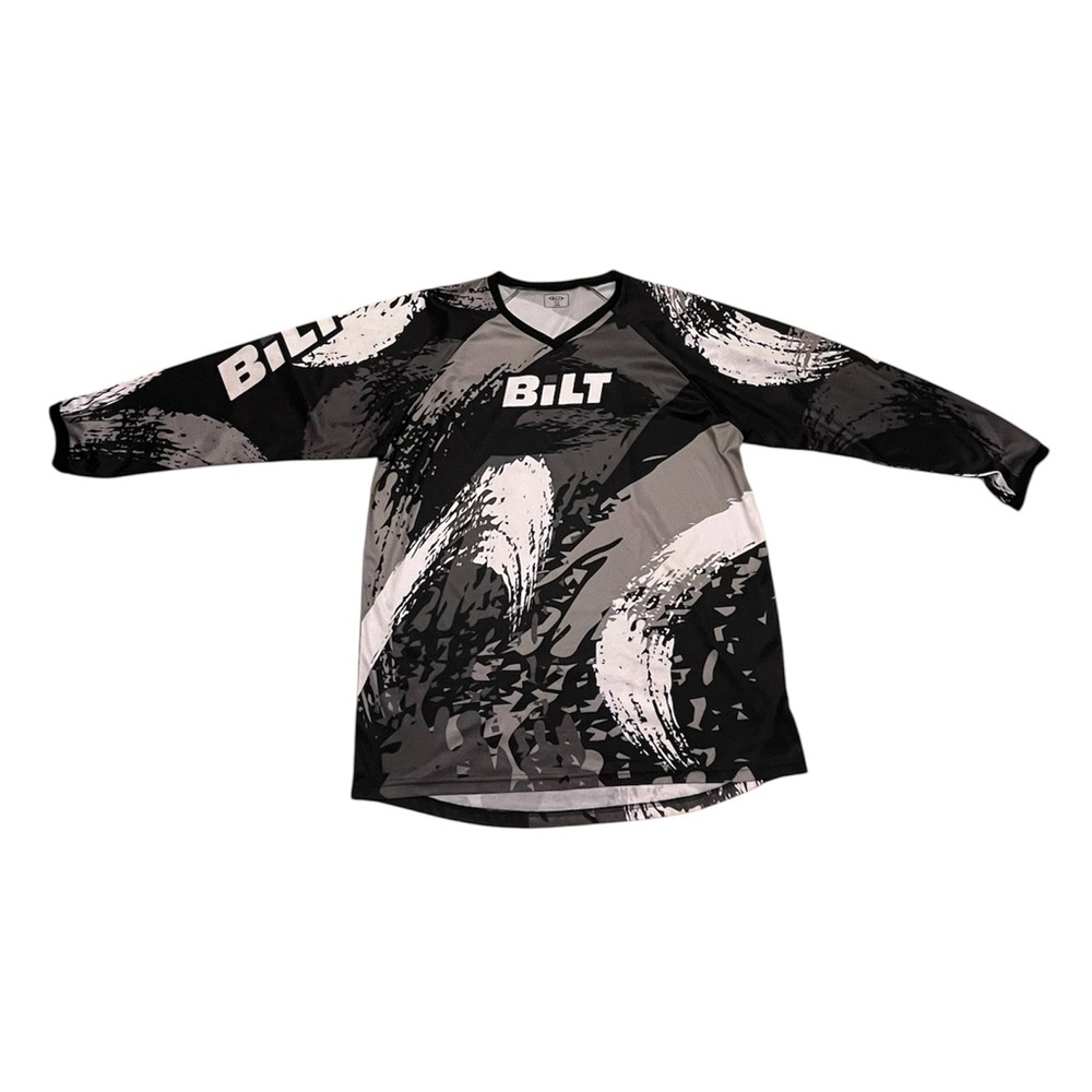 BILT Men's Dynamic Black and Gray Jersey